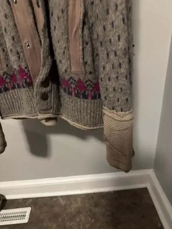 Free People On My Way Snap Front Knit Hoodie Cardigan - Picture 5 of 6